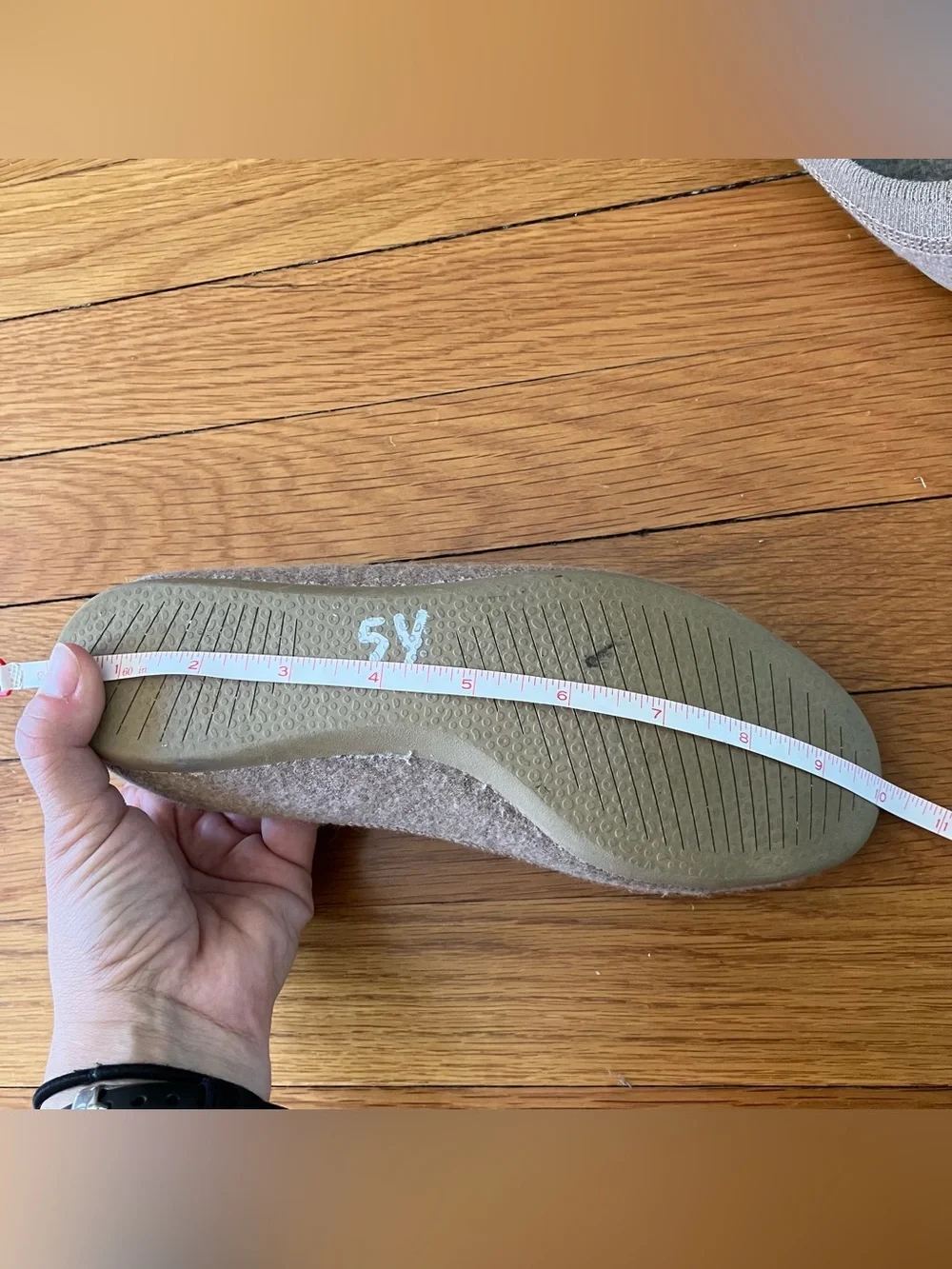 AllBirds Beige Brown Merino Wool Classic Office Casual Breezers Ballet Flats 8